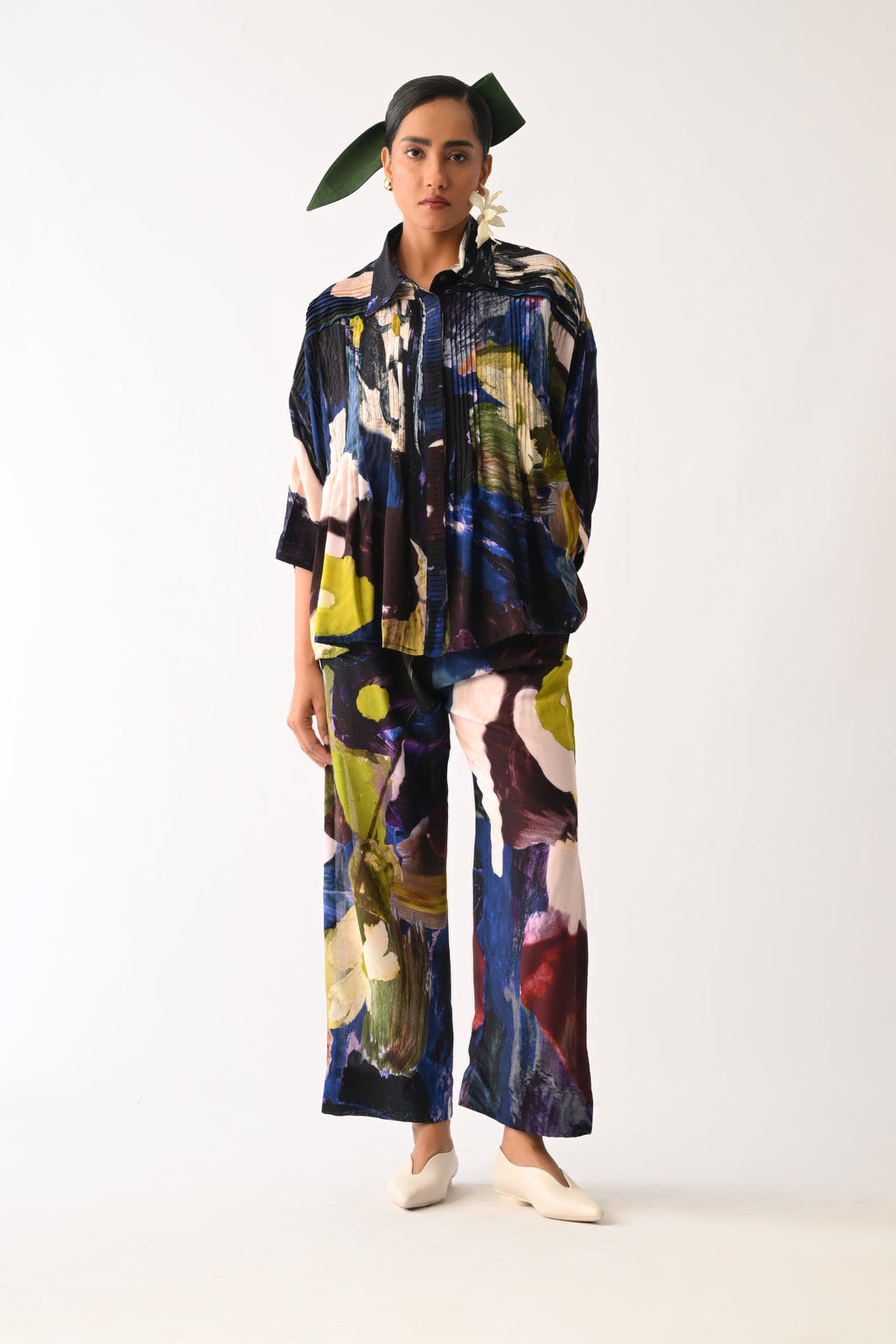 Cobalis Pintuck Shirt