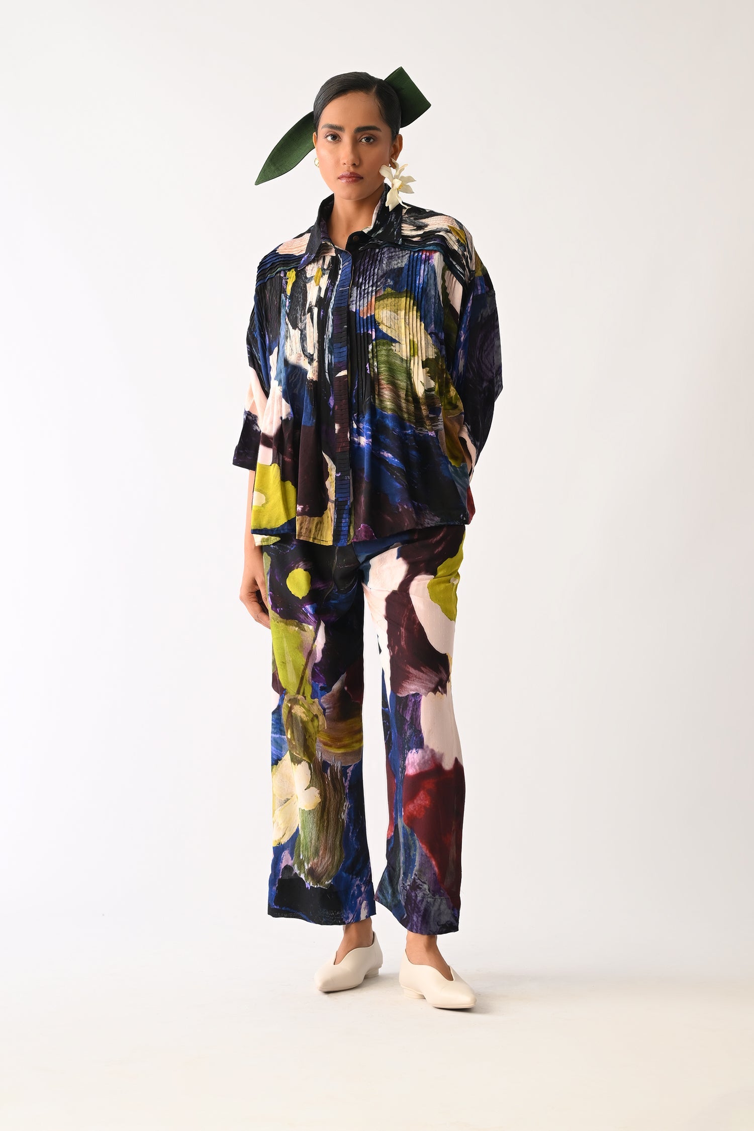 Cobalis Pintuck Shirt