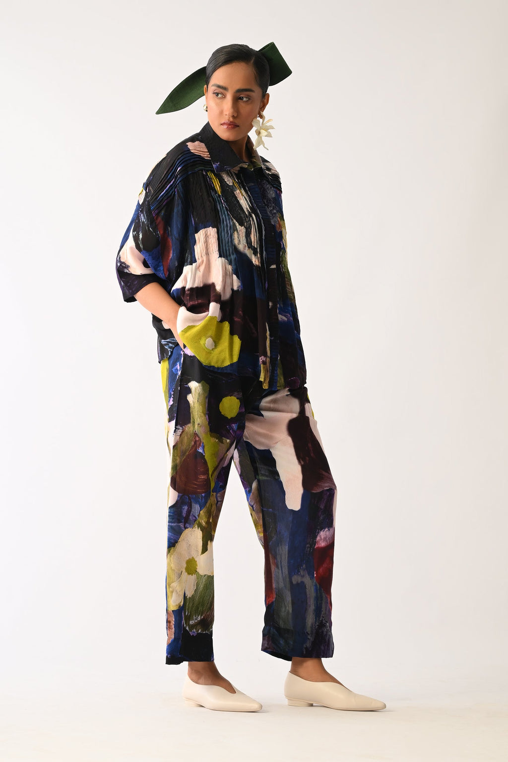 Cobalis Pintuck Shirt
