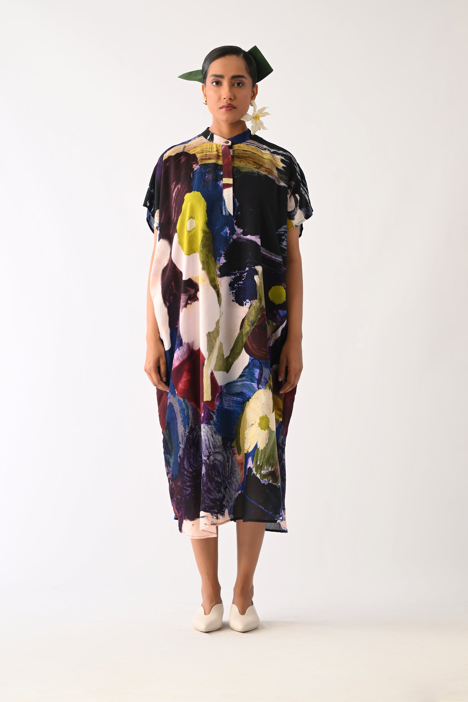 Cobalis Kaftan Dress Set