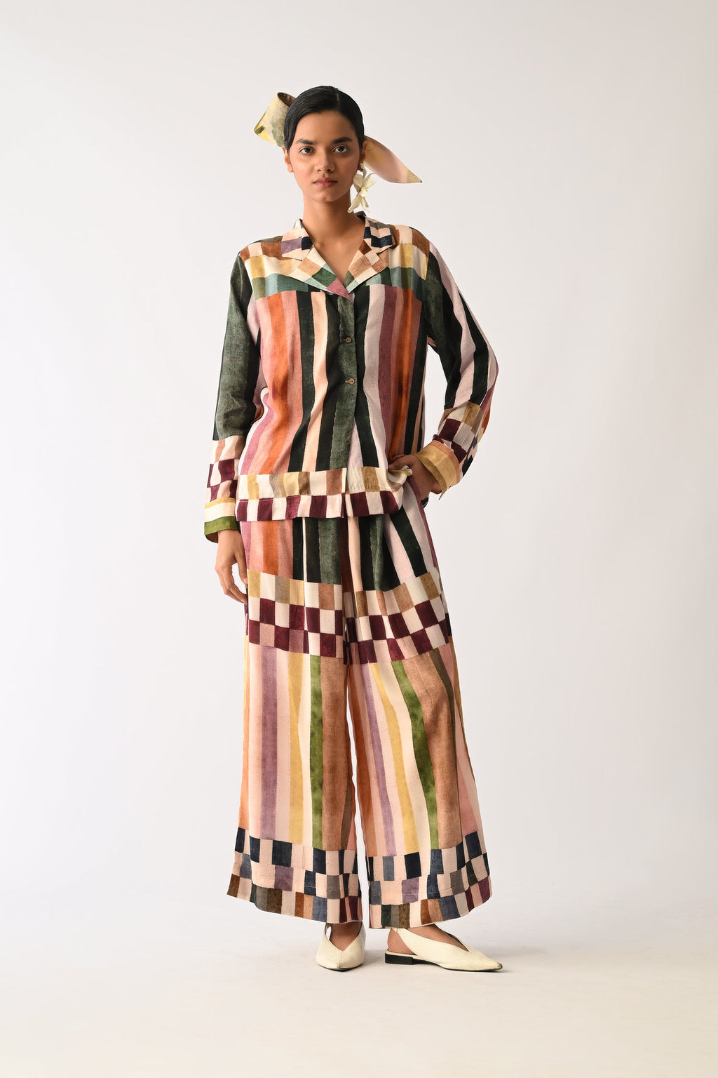 MOSaic Cuban Collar Shirt Set