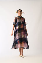 Afterglow Overlay Appliqué Dress Set