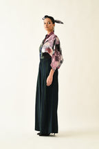 Navy Stripes PP Pant