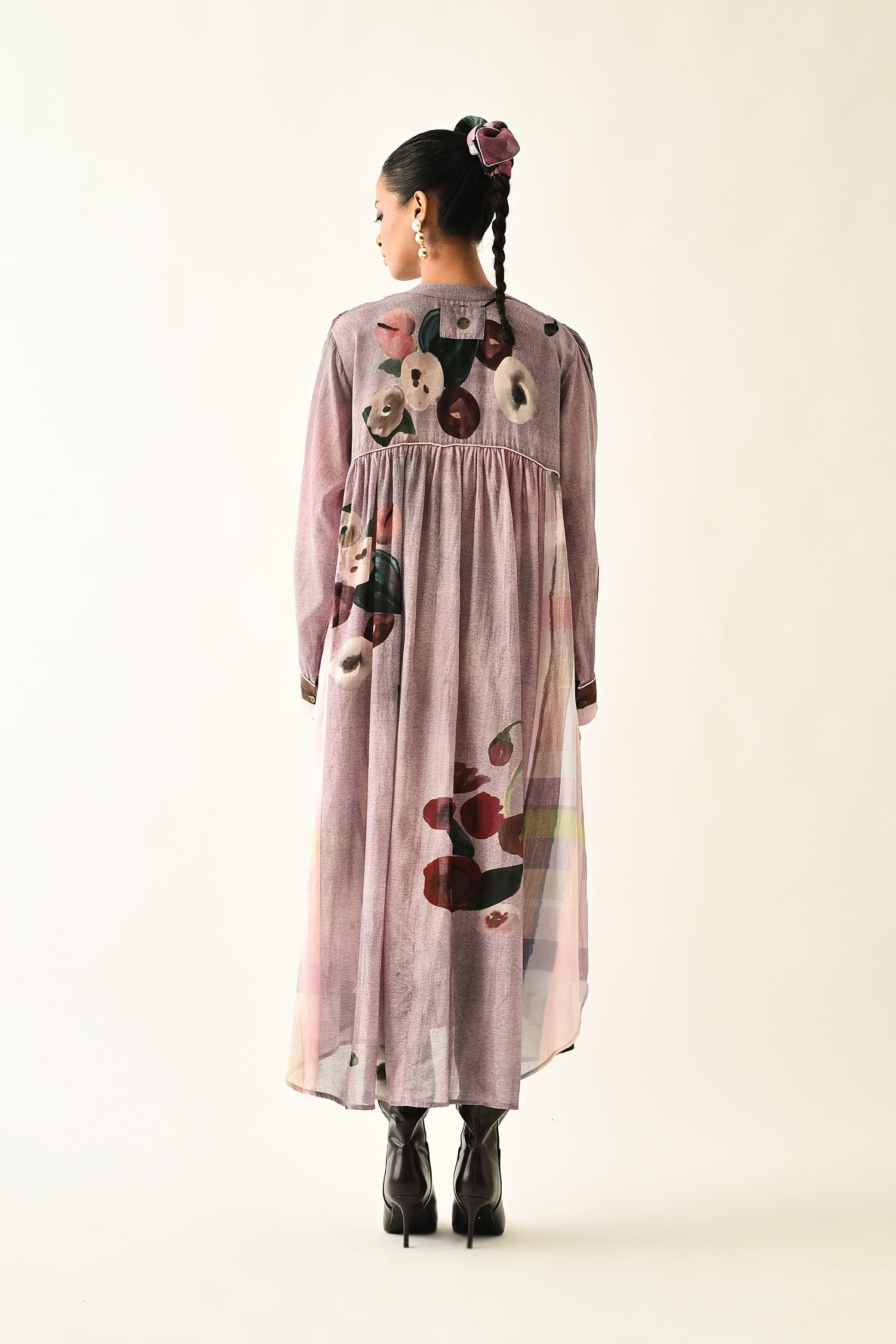 Dusk Pink Thistle Dress