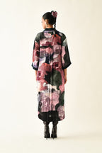 Twilight Bloom Trench Dress