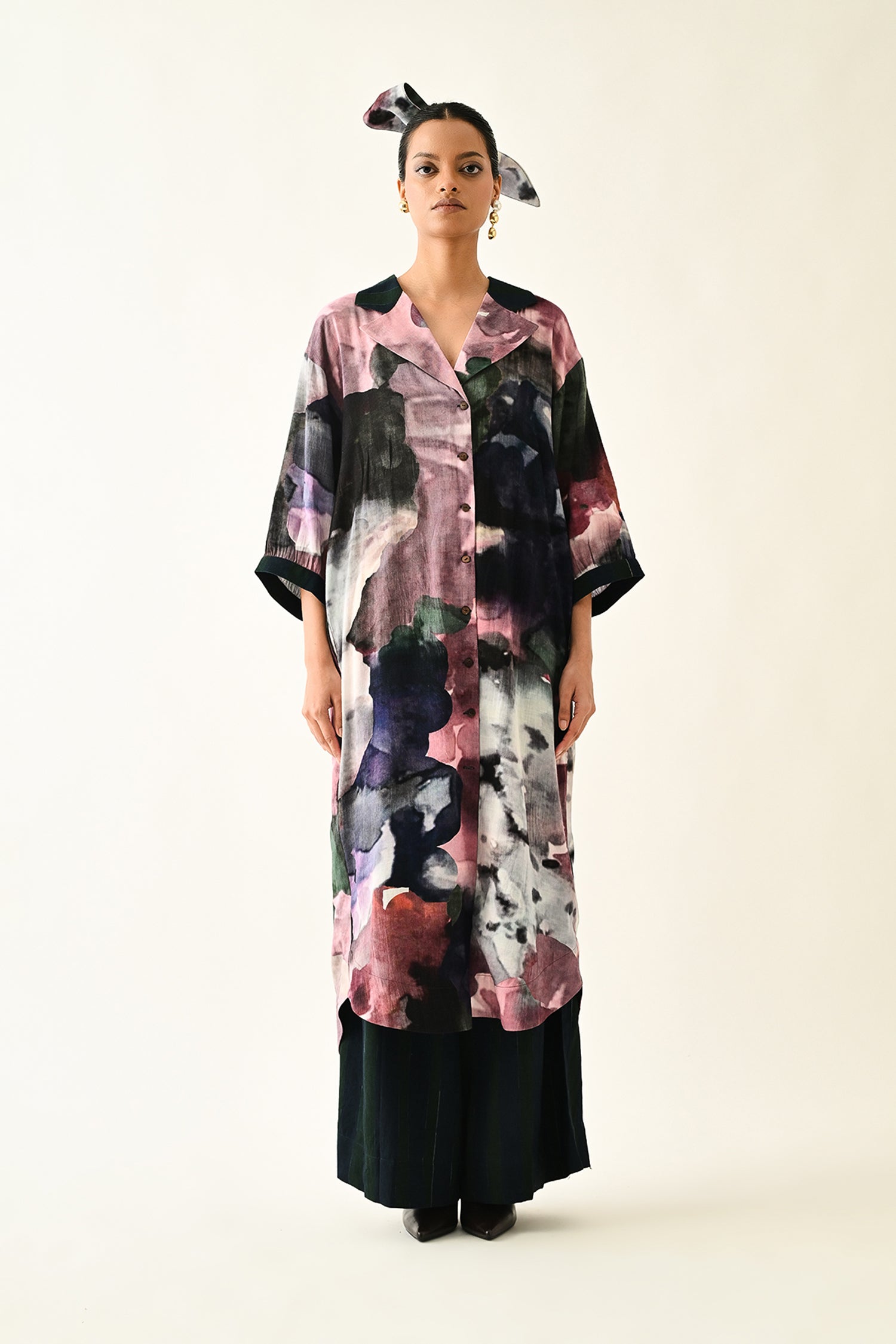 Twilight Bloom Trench Set