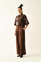Brown Stripes PP Pant