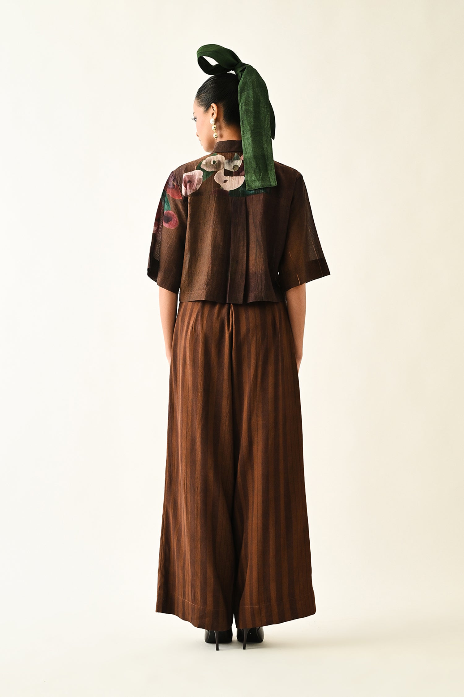 Brown Stripes PP Pant
