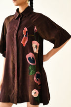 Earth Bloom Aline Short Dress