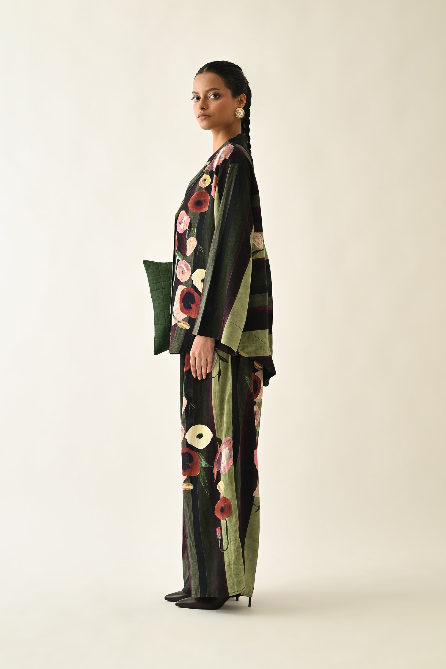 MOSs Stripes Jacket Set