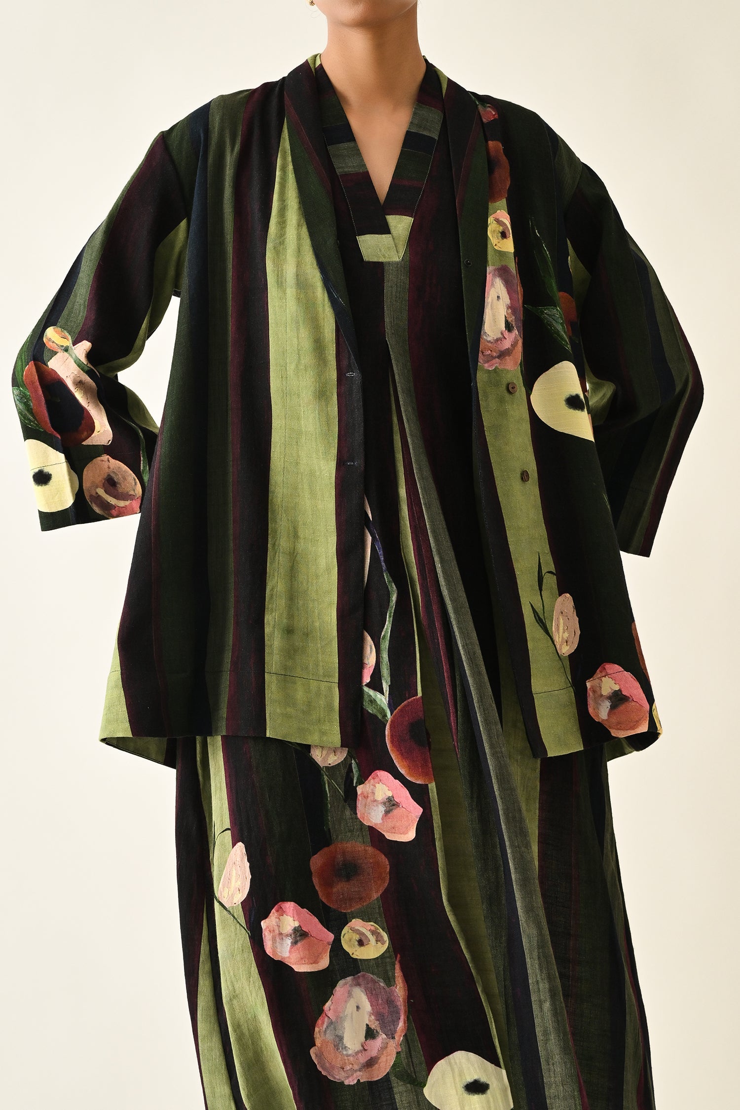 MOSs Stripes  Aline Set