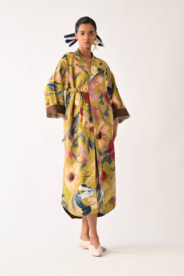 Liberty OLIVE Wrap  Dress