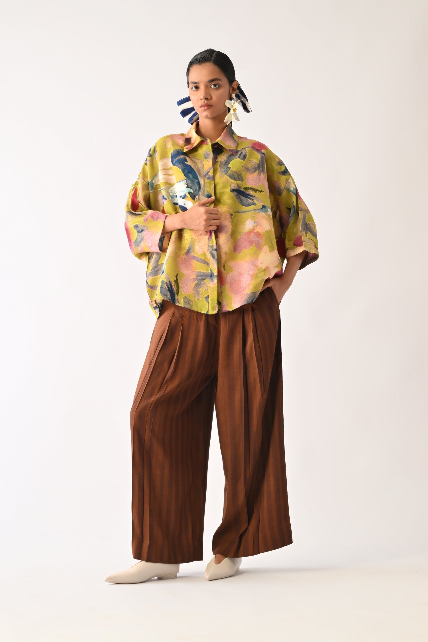 Liberty Olive Ae Shirt Set