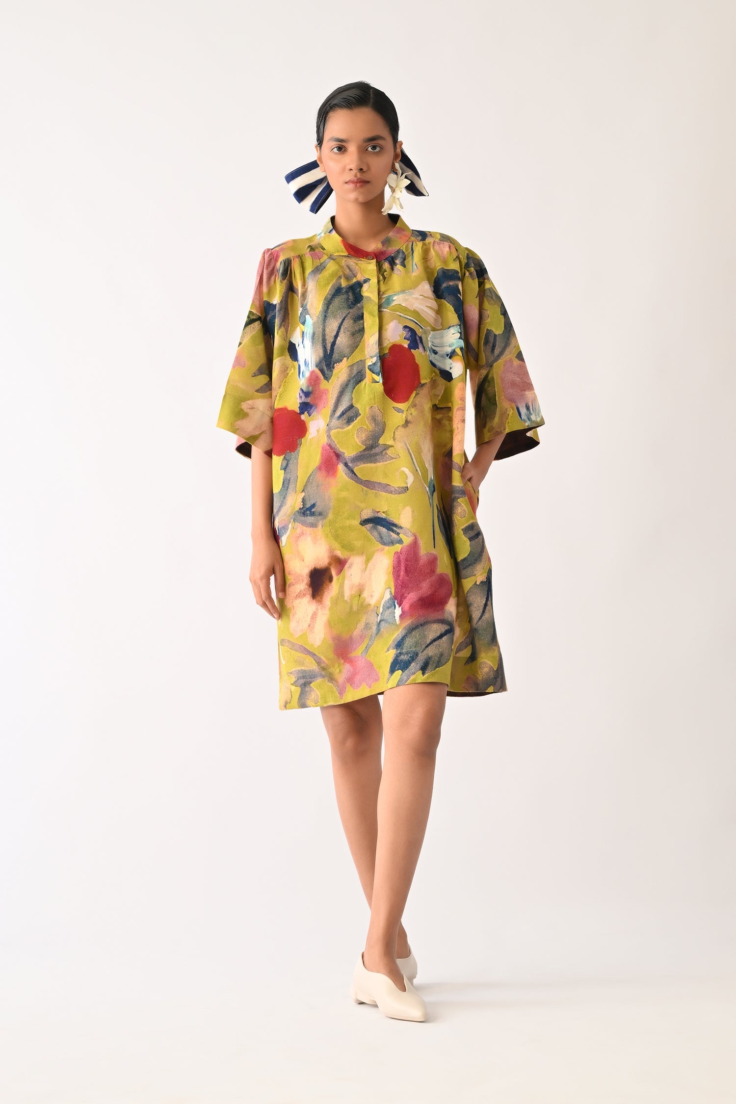 Liberty Olive Beach Dress