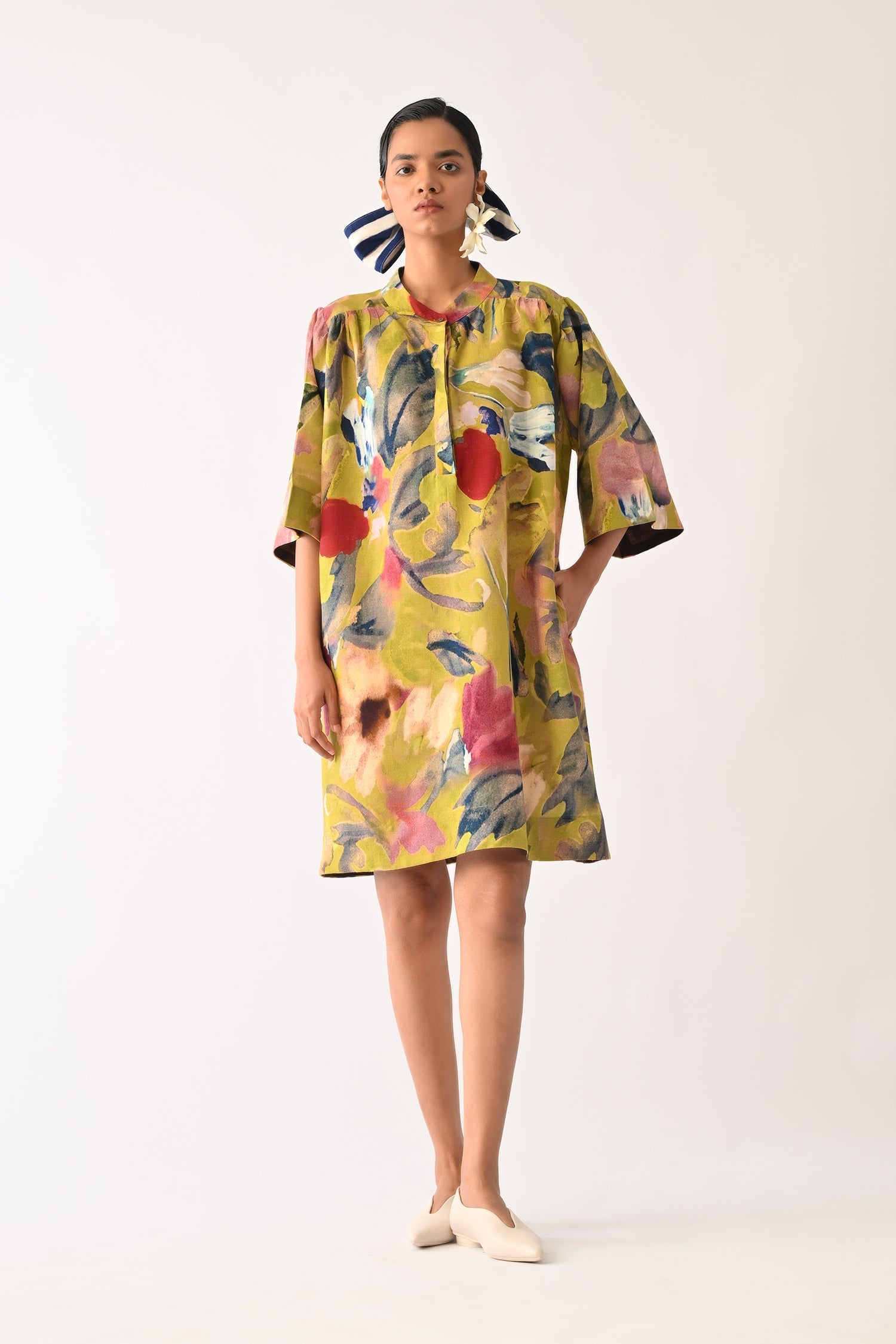 Liberty Olive Beach Dress