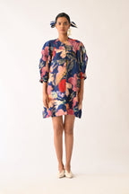 Liberty RB Bubble Sleeve Aline Short Dress