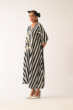 Revolt B&W Mayflower Appliqué Dress