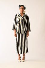 Revolt B&W Midi Skirt