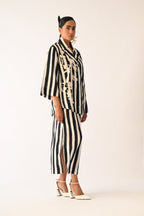 Revolt B&W Midi Skirt