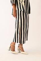 Revolt B&W Midi Skirt