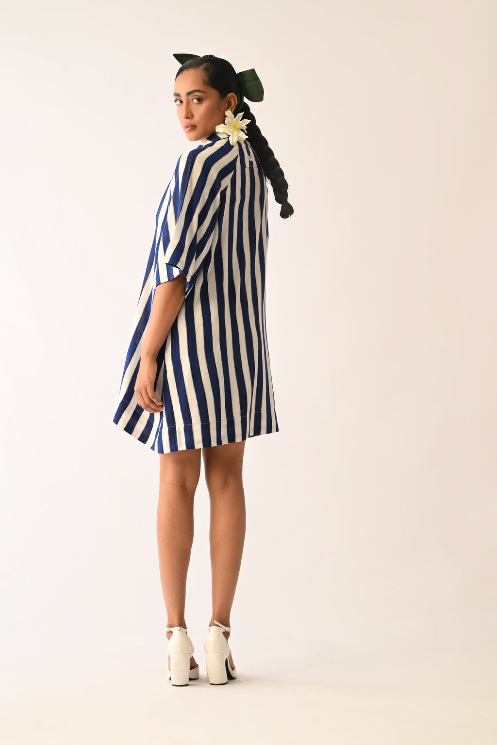 Revolt RB Trench Aline Short Appliqué Dress