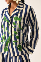 Revolt RB Cuban Collar Appliqué Shirt