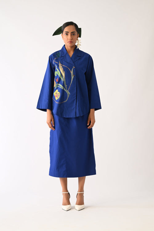 Botanica RB Psyflora Appliqué Shirt Set