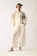 Botanica Ivory  Sky Appliqué Shirt