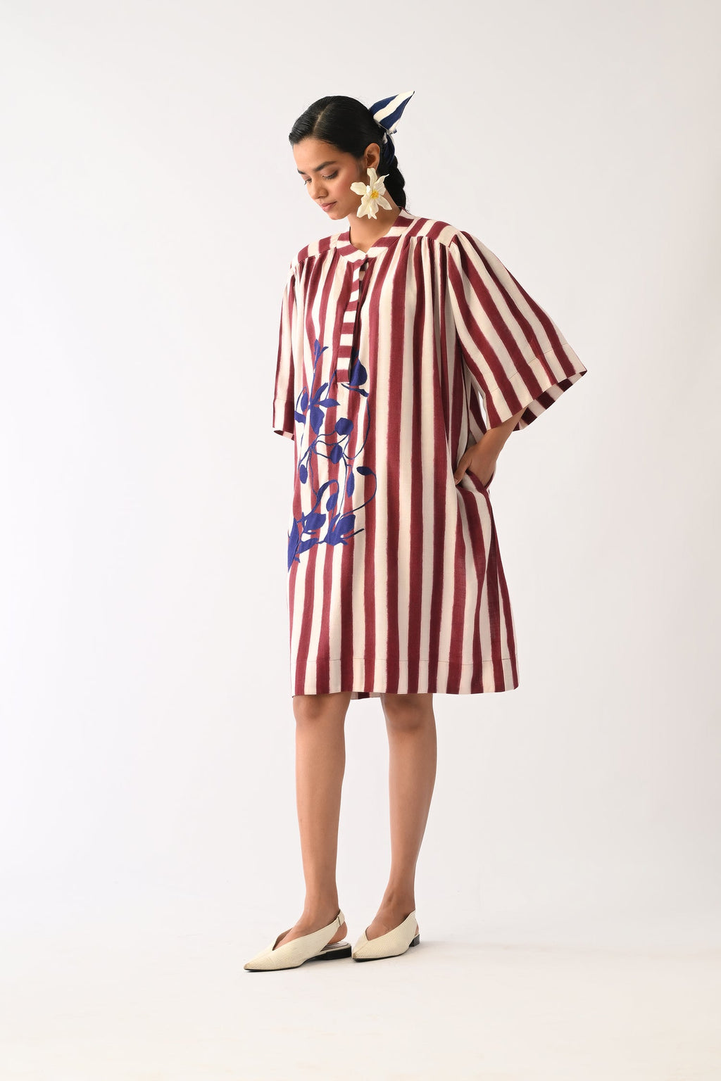 Revolt Bric Beach Appliqué Dress