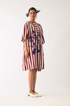Revolt Bric Beach Appliqué Dress