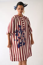 Revolt Bric Beach Appliqué Dress