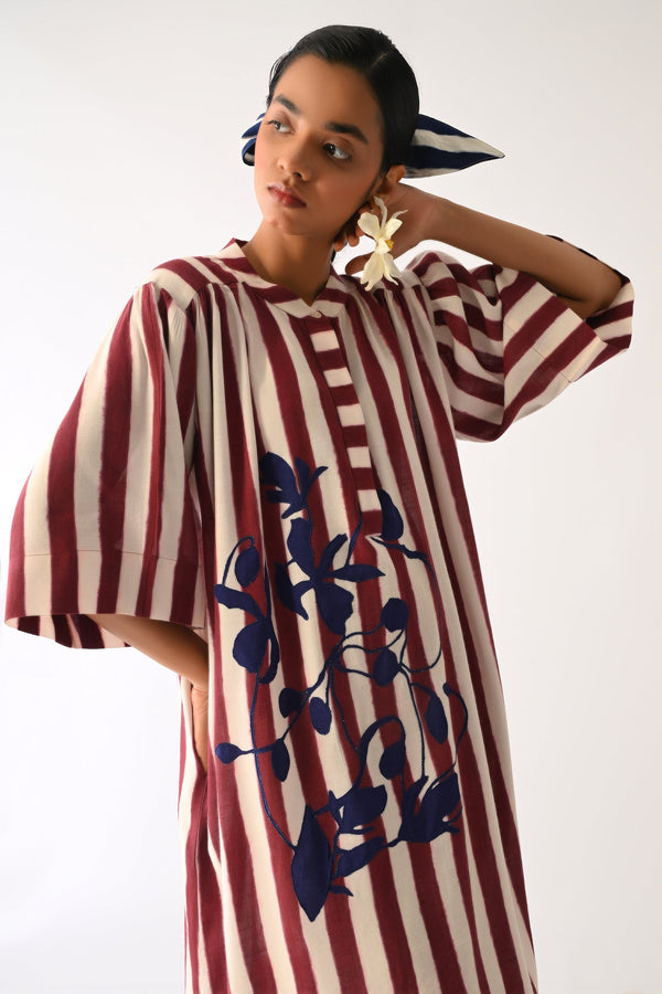 Revolt Bric Beach Appliqué Dress