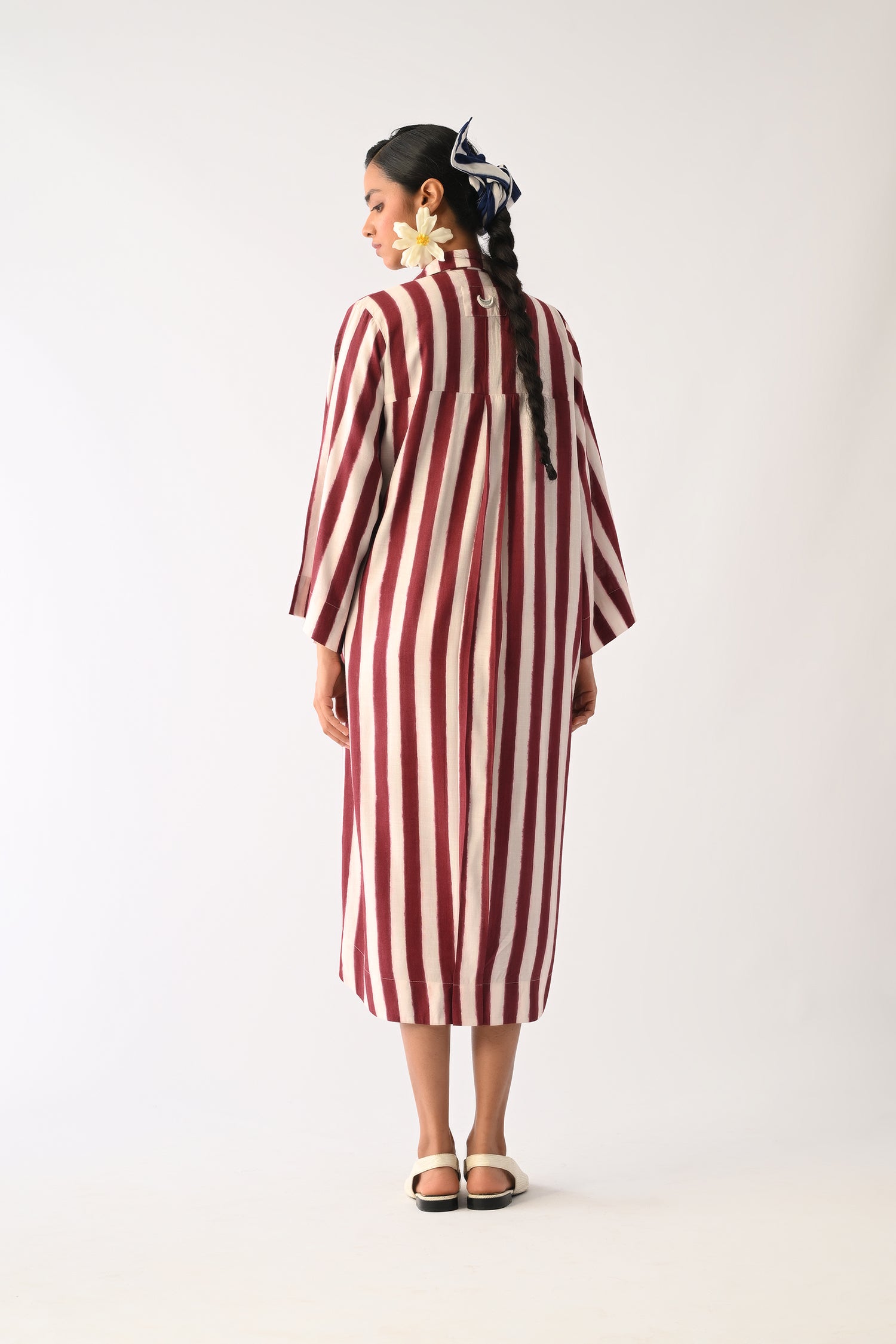 Revolt Bric Wrap Appliqué Dress