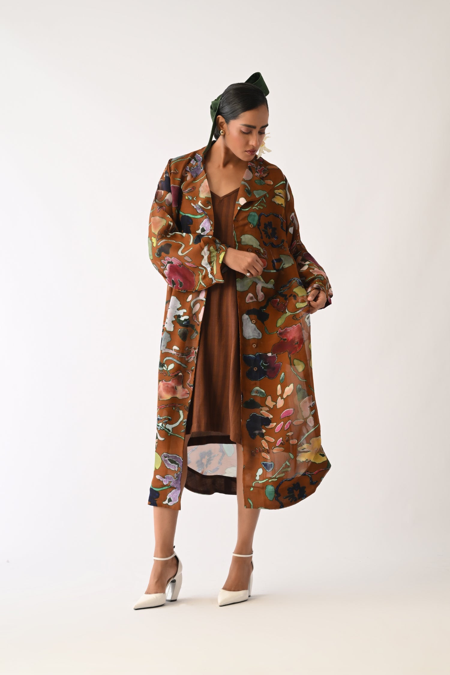 Luminia Brown Wrap Set