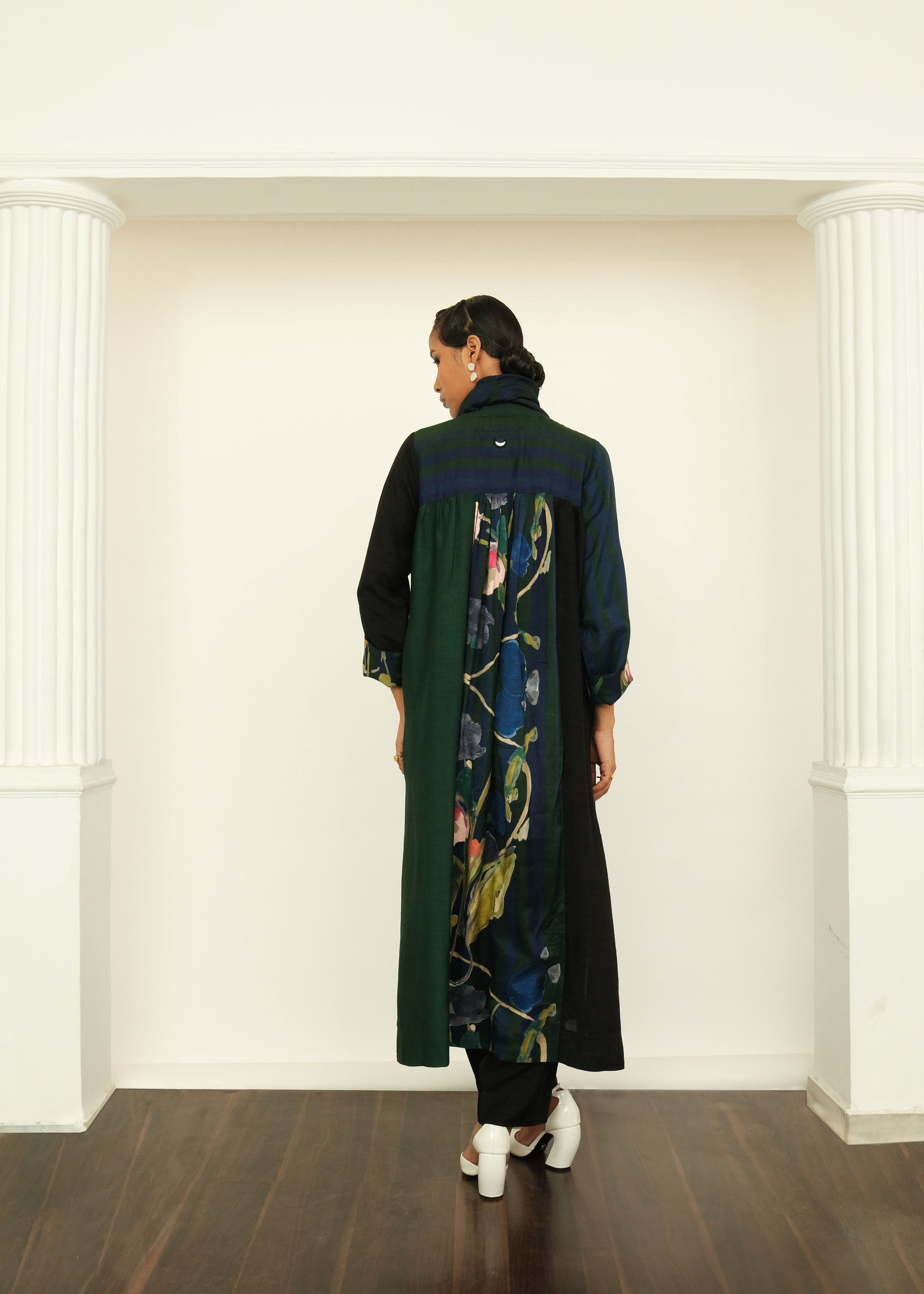 Patchwork Tier Dress