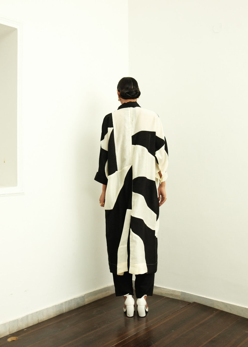 Stardust Silk Patchwork 2-Piece Set
