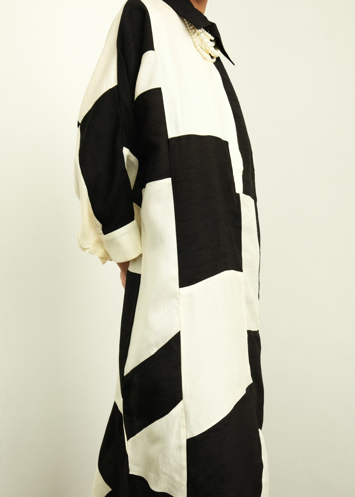 Stardust Silk Patchwork 2-Piece Set