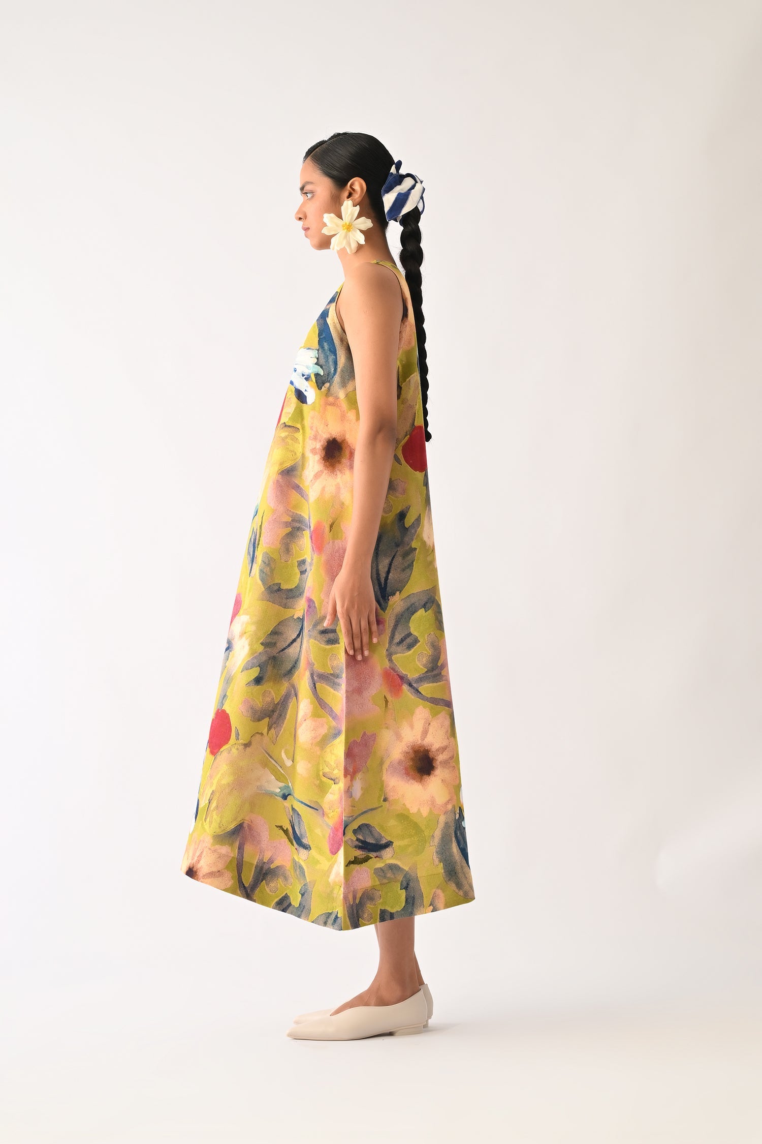 Liberty Olive Aline Dress