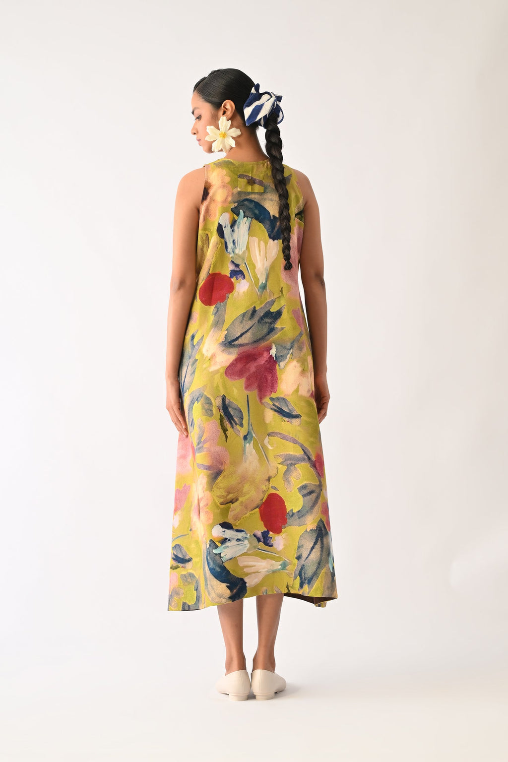 Liberty Olive Aline Dress