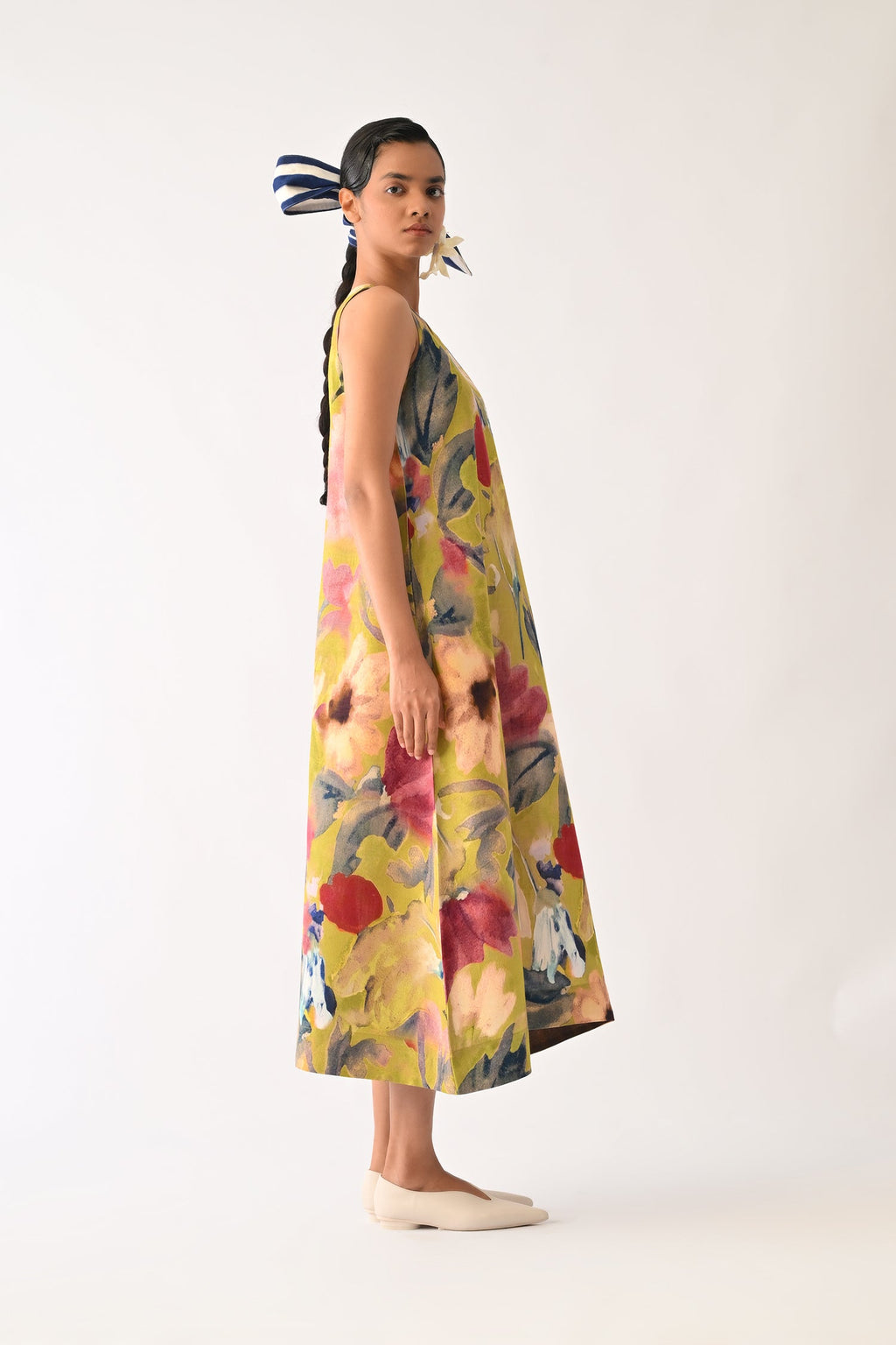Liberty Olive Aline Dress