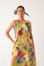 Liberty Olive Aline Dress