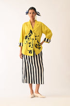 Mono Citrus  Appliqué Jacket