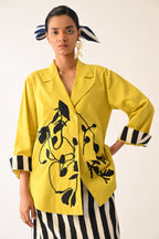 Mono Citrus  Appliqué Jacket