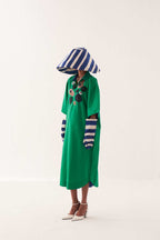 Emerald Embroidered Dress
