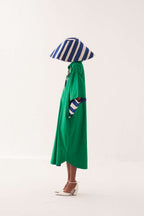 Emerald Embroidered Dress