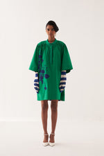 Emerald Applique Dress