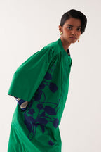 Emerald Applique Dress