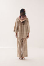 Cuboid Applique Jacket Shirt
