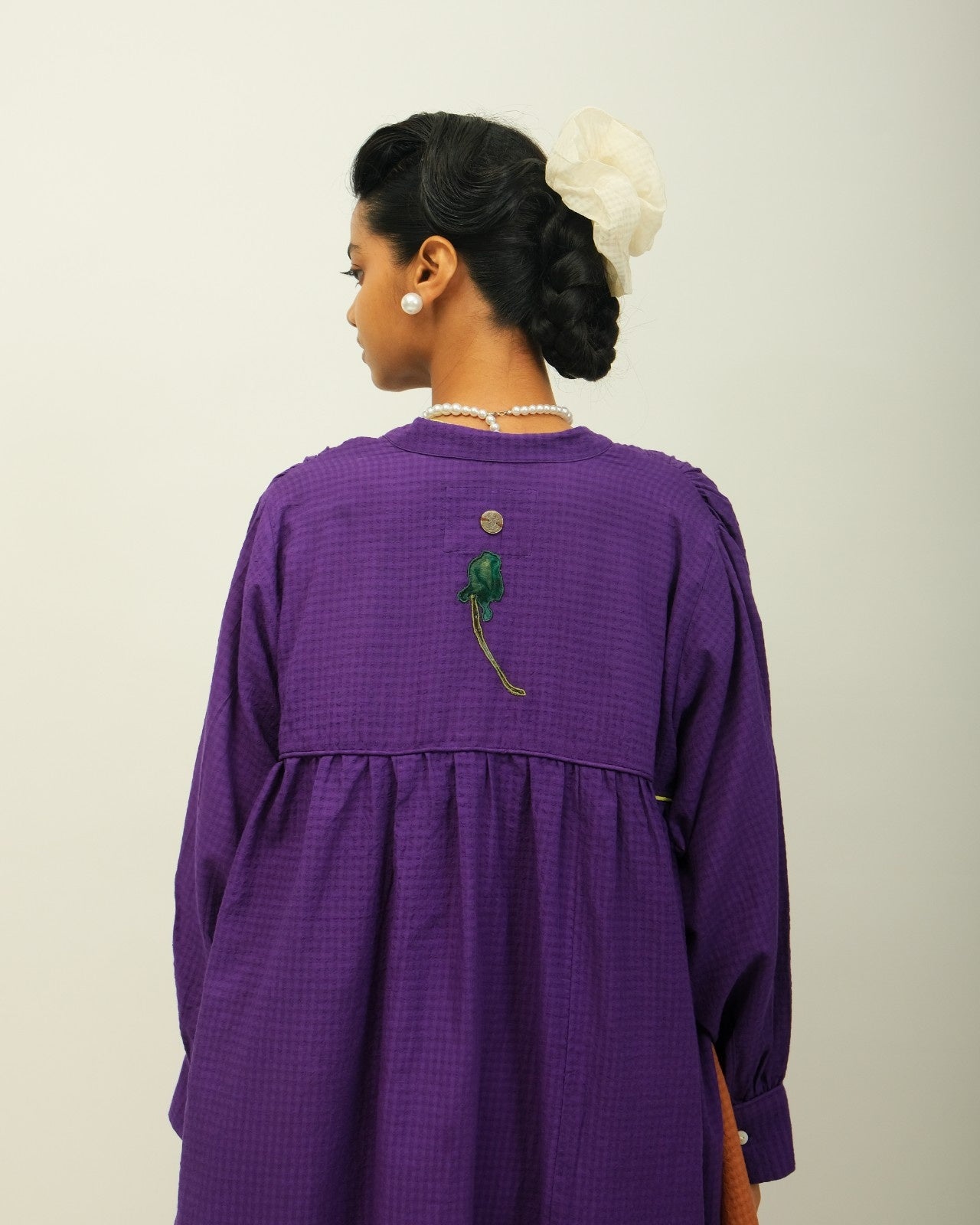 Thistle Appliqué Dress