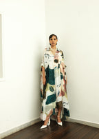 Moonbloom Ivory Drape Dress